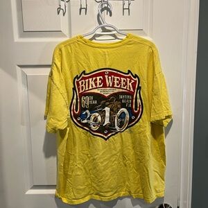 Daytona Beach Florida Bike Week T-Shirt 69th Year Sun Deck Motel Ormond Beach FL